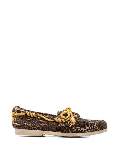 Pantofi loafer Golden Goose cu imagine cu model leopard auriu