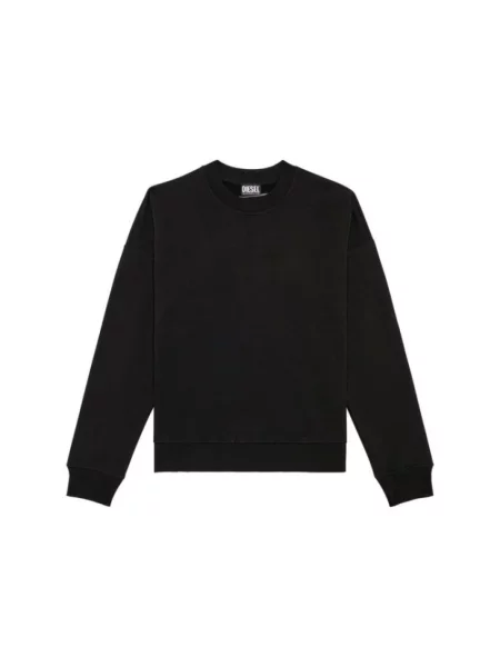 Bluza z kapturem Diesel z kapturem czarna