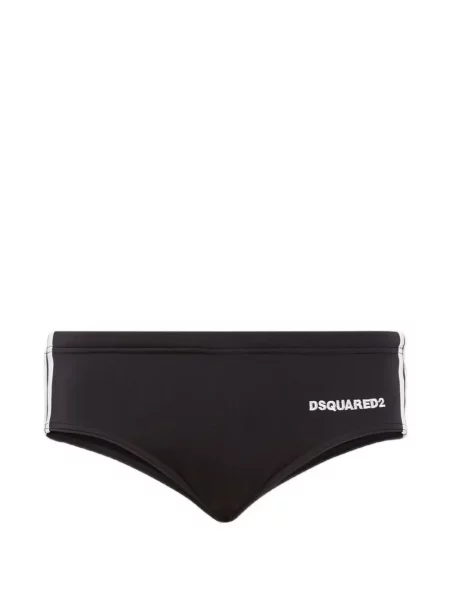 Șnur de strângere slip de baie Dsquared2 negru