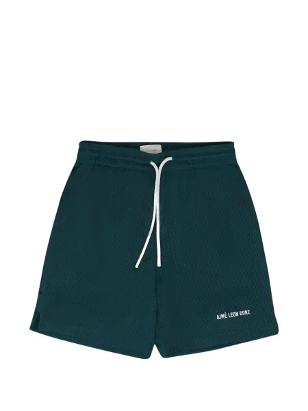 Pantaloni scurți Aimé Leon Dore cu imagine plasă verde