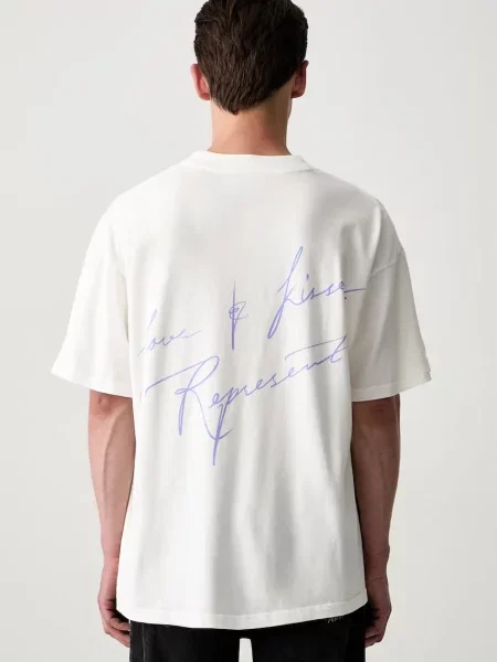 Tricou din pentru bărbați alb