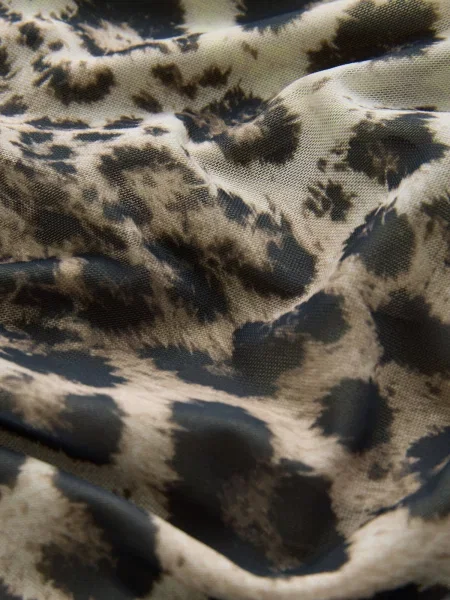 Next Rochie crem / maro / maro cappuccino negru