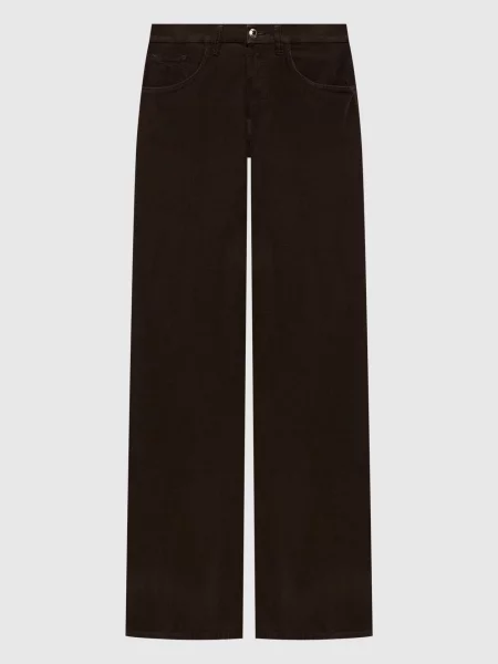 Вельветовые брюки Dondup коричневые