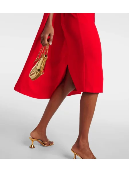 Rochie midi Stella Mccartney până la genunchi de costum roșu