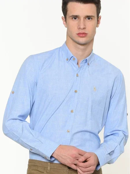 Риза Dewberry синьо