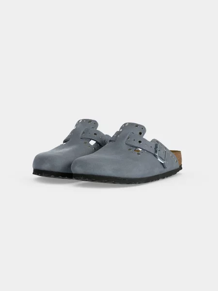 BIRKENSTOCK Šľapky Boston modrosivá