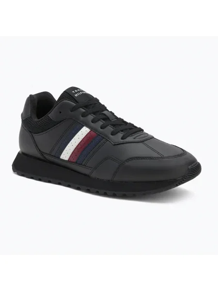 Маратонки Tommy Hilfiger на райета черно