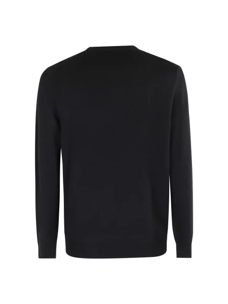 Sweter Polo Ralph Lauren wełniany z długim rękawem czarny