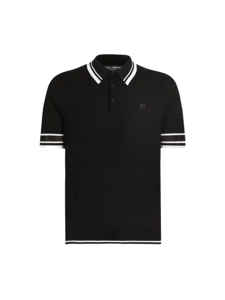 Koszulka polo Dolce And Gabbana czarna