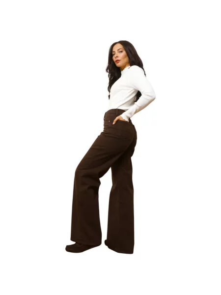 Blugi La Modeuse maro