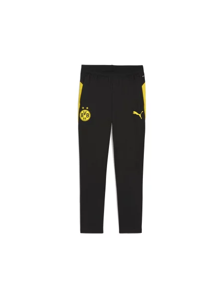 PUMA Športne hlače Borussia Dortmund rumena črna