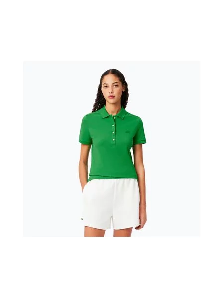 Поло Lacoste зеленое
