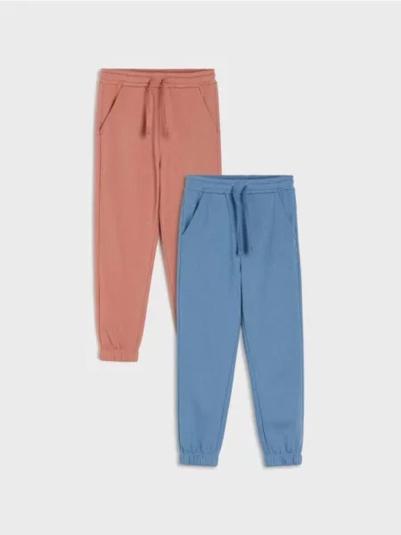 Sinsay Zateplené tepláky loose jogger 2 kusy vícebarevná