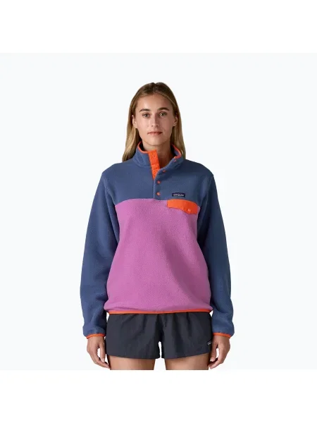 Дамски суитшърт за трекинг Patagonia LW Synch Snap-T P / O brisk purple виолетово