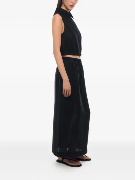 Fusta maxi 12 Storeez cu cordon negru