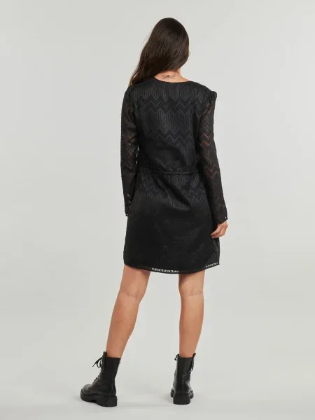 Rochie Ikks din jacard negru