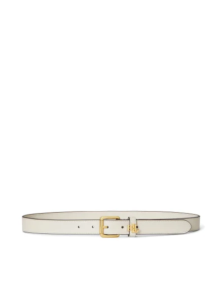 Кожен Lauren Ralph Lauren бяло