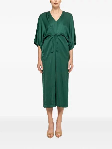 Rochie midi Nissa cu cordon verde