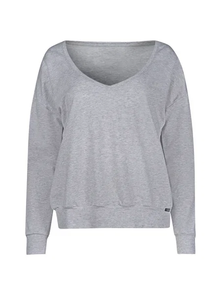 Skiny Bluză de noapte deschis gri