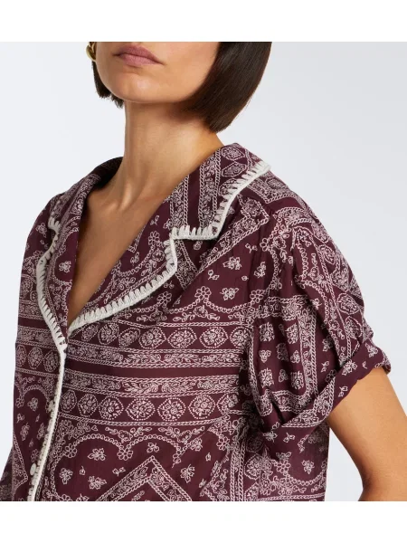 Cămașă Veronica Beard cu imagine