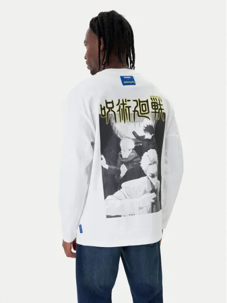 Tricou mânecă lungă Hugo alb