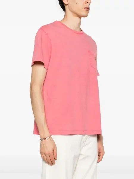 Polo majica Polo Ralph Lauren s okruglim izrezom crvena