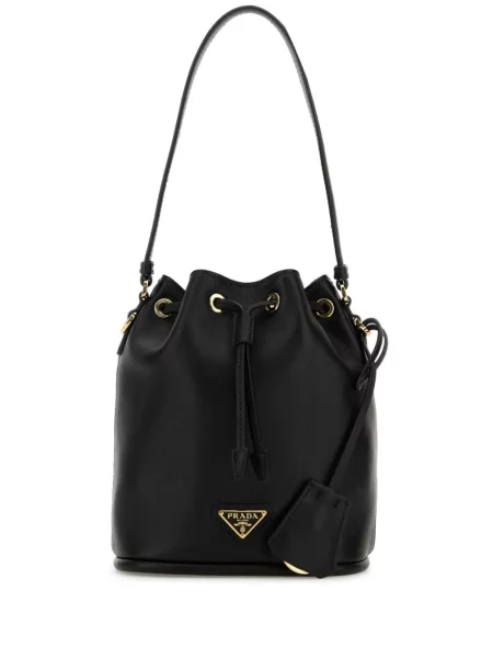 Geantă bucket Prada negru