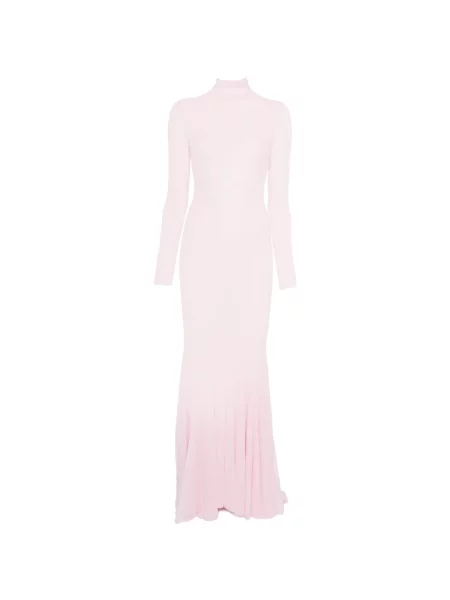 Rochie maxi Atu Body Couture lungă de costum roz