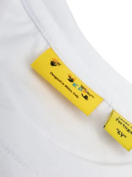 Koszulka dziecięca Off-white biała