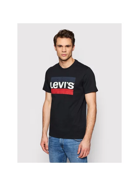 Levi's® T-shirt Sportswear Graphic Tee Regular Fit crna