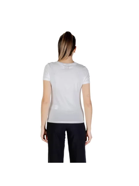 Koszulka Emporio Armani Ea7 z logo biała
