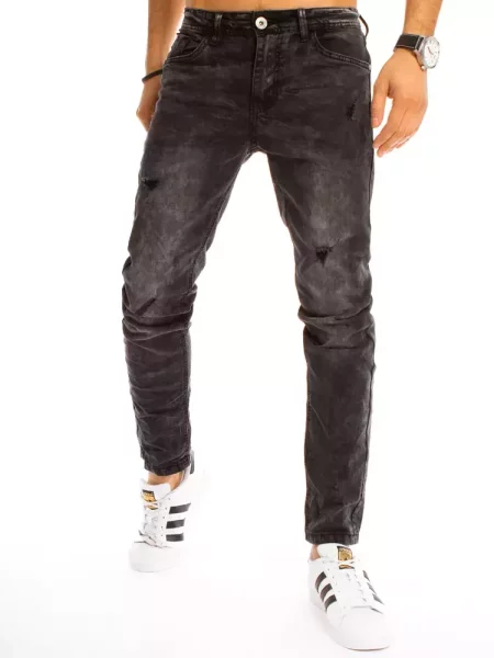 Spodnie jeansowe Dstreet czarne