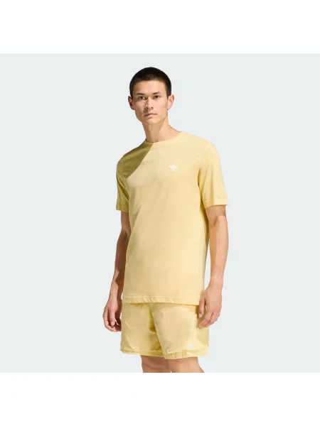 ADIDAS ORIGINALS Tričko Trefoil Essentials svetlooranžová biela