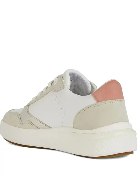 Δερμάτινα sneakers Geox λευκό
