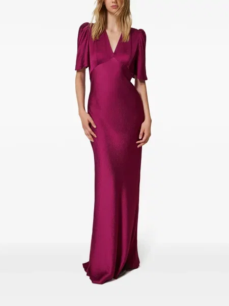 Rochie Twinset din satin de costum