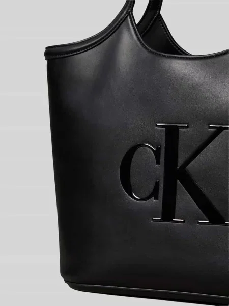Calvin Klein Bold Ck Shopper Black Universal czarna