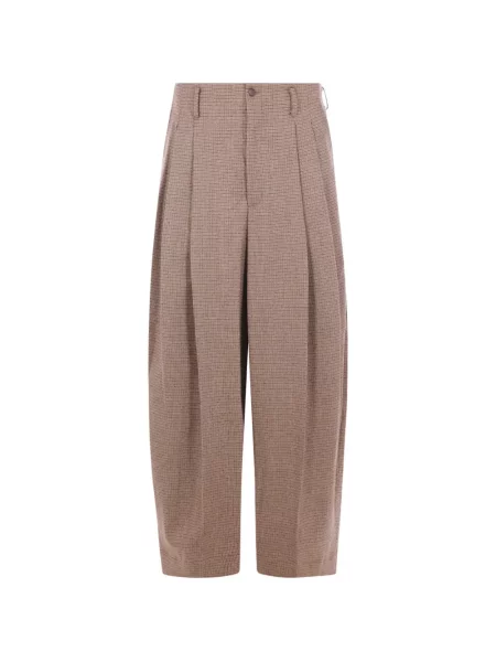 Pantaloni Hed Mayner în carouri maro