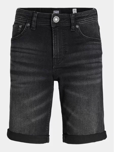 Jack & Jones Τζιν σορτσάκια Rick μαύρο