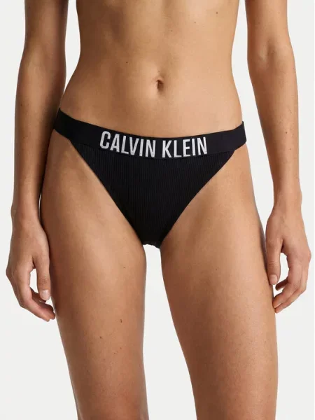 Calvin Klein Swimwear Bikini partea de jos negru