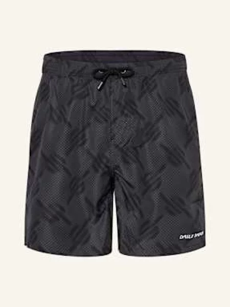 Daily Paper szorty kąpielowe Dotted Monogram Swimshorts czarny