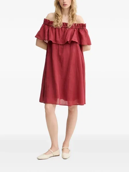 Rochie mini Marc O'polo cu volane roșu