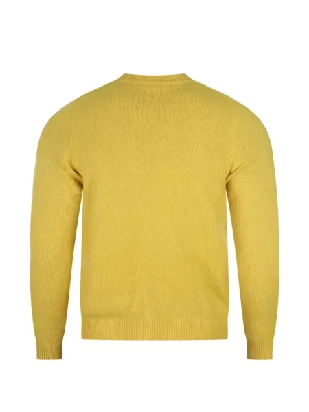 Pulover Jil Sander cu decolteu rotund galben