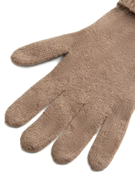 Mănuși Woolrich tricotate maro