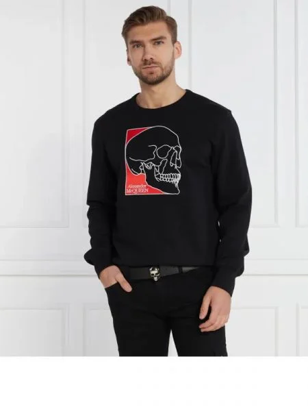 Alexander McQueen Hanorac negru