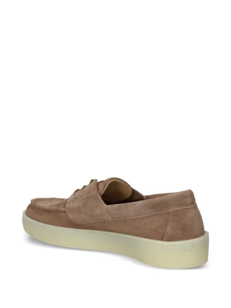 Loaferice Boss od brušene kože smeđa
