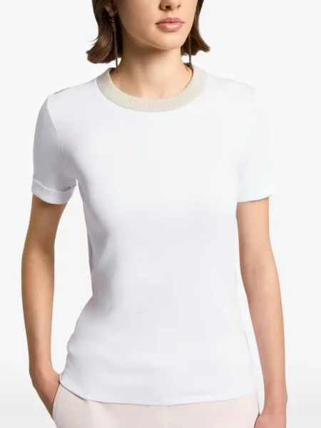 Scurt tricou Peserico alb