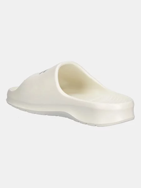 Lacoste papucs SERVE SLIDE platformos bézs
