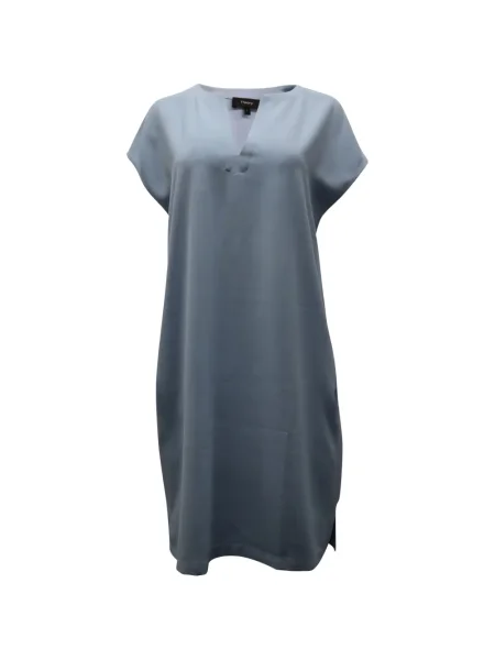 Rochie mini Theory scurtă de costum albastru