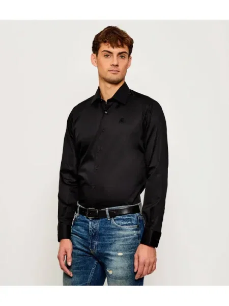 Karl Lagerfeld Cămașă | Modern fit negru