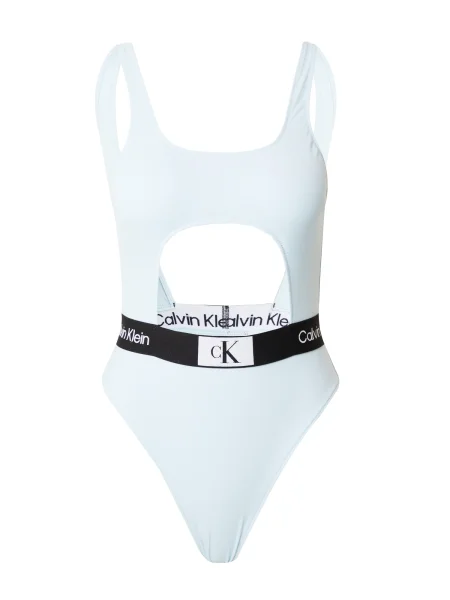 Dámske jednodielne plavky Calvin Klein Cut Out One Piece-Rp blue modrá